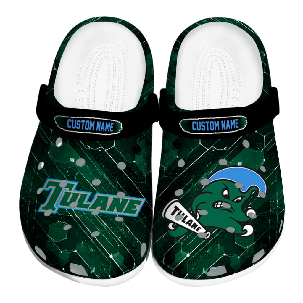 tulane-green-wave-clog-personalized-circuit-geometry-green-black-best-selling.webp tulane green wave clog personalized circuit geometry green black best selling