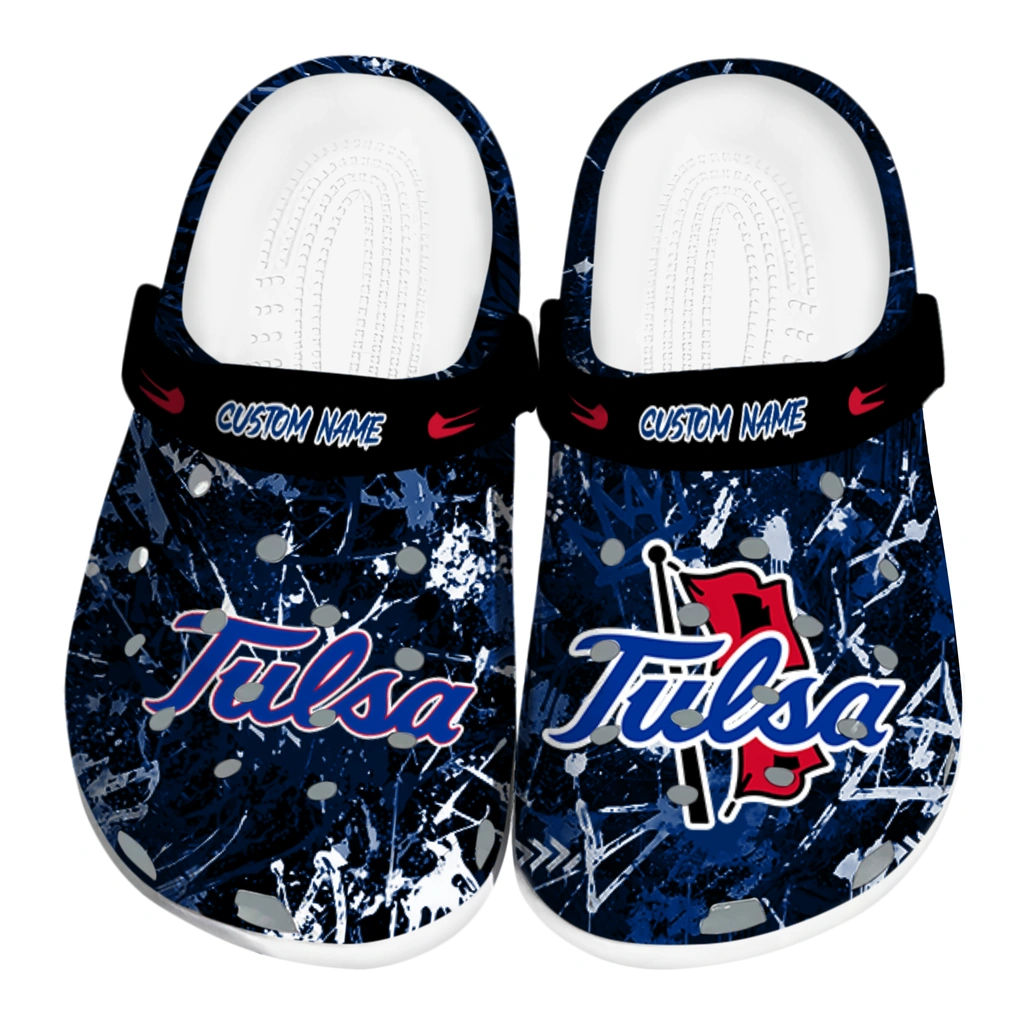 tulsa-golden-hurricane-clog-custom-graffiti-burst-blue-black-best-selling.webp tulsa golden hurricane clog custom graffiti burst blue black best selling