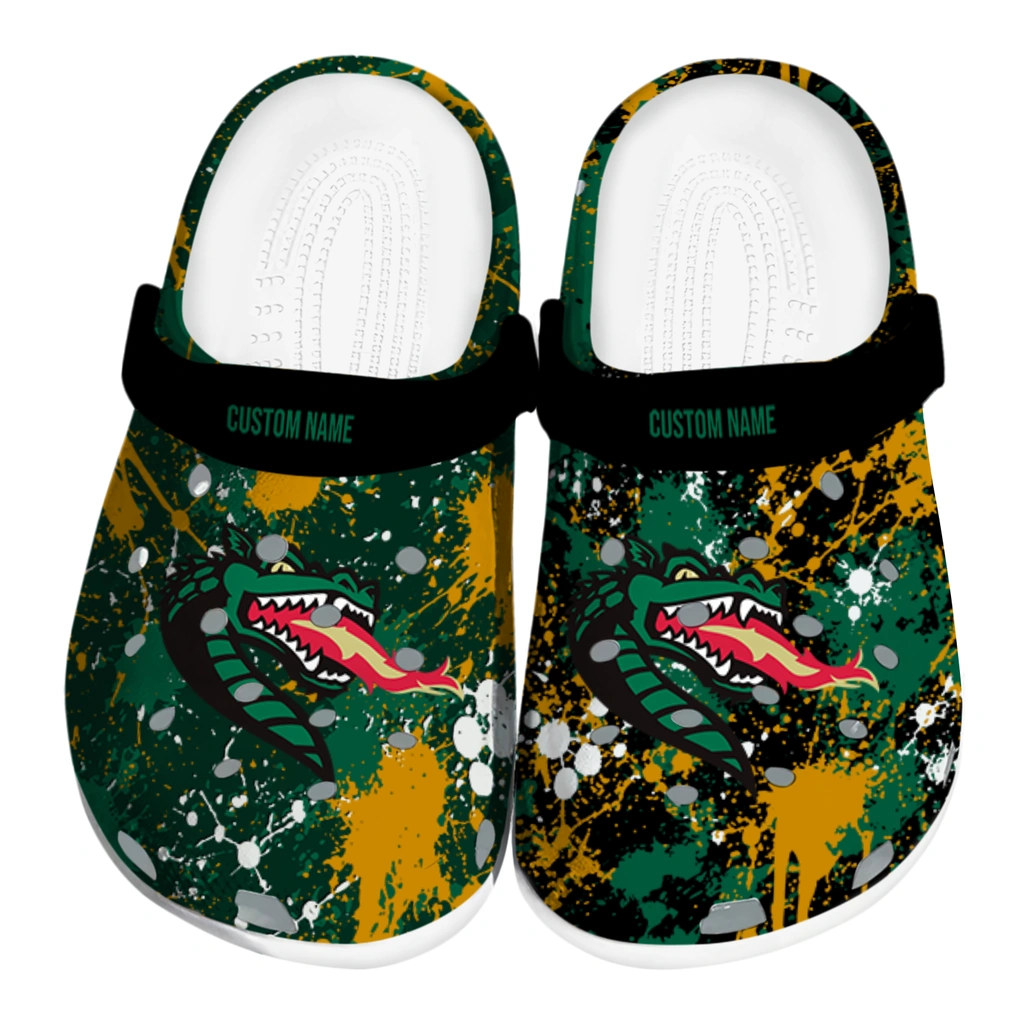 uab-blazers-clog-customized-splatter-splash-green-black-best-selling.webp uab blazers clog customized splatter splash green black best selling