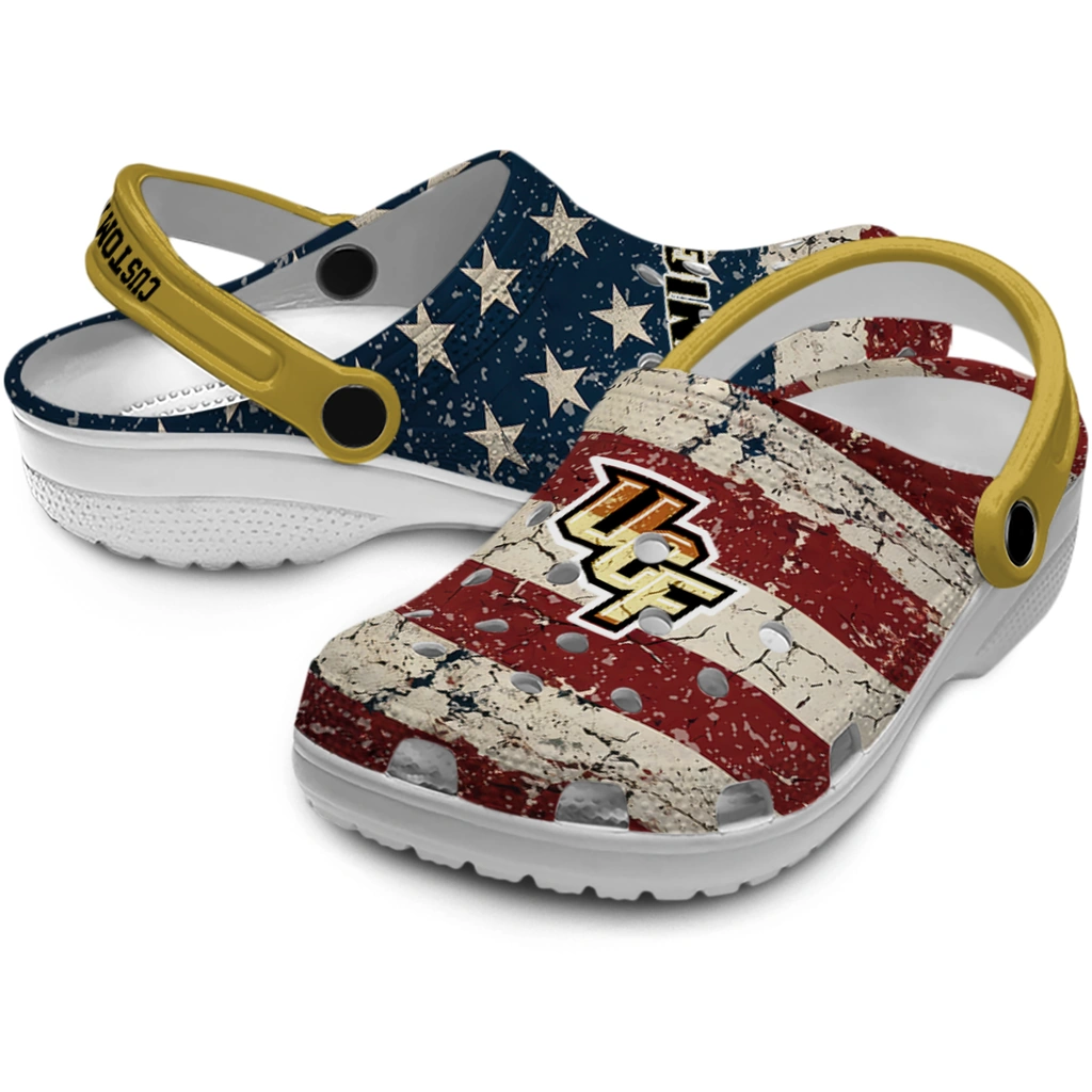 ucf-knights-clog-customized-distressed-stripes-gold-red-blue-high-quality.webp