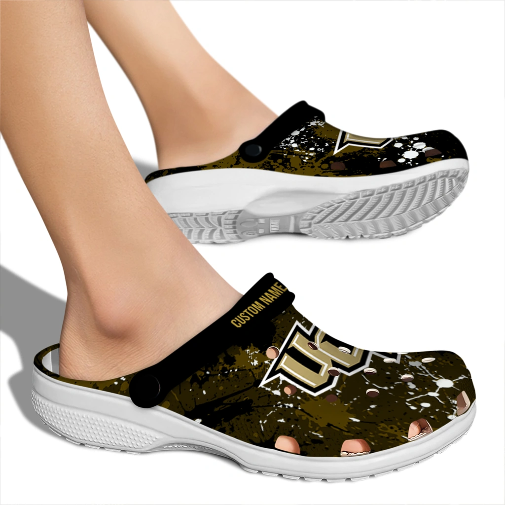 ucf-knights-clog-personalized-splatter-splash-gold-black-fashion-forward.webp