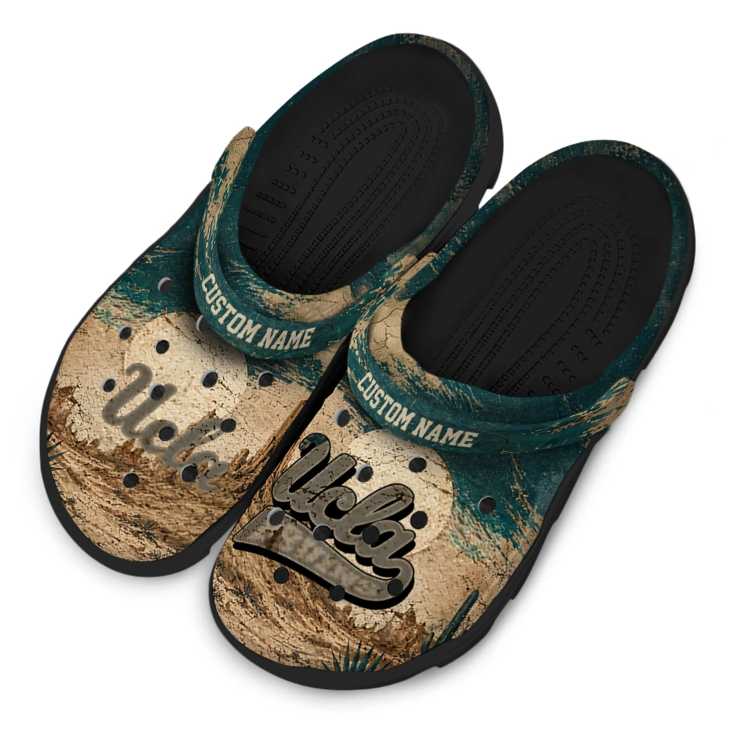 ucla-bruins-clog-personalized-cracked-landscape-fir-green-beige-latest-model.webp