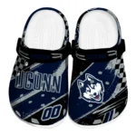 UConn Huskies Clogs - Customized Circuit Geometry Blue Black 1 UConn Huskies Clogs – Customized Circuit Geometry Blue Black 1