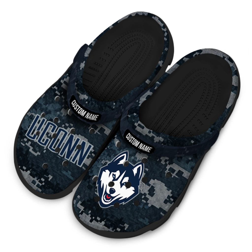 uconn-huskies-clog-customized-digital-camo-blue-latest-model.webp