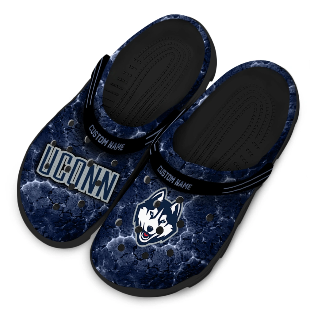 uconn-huskies-clog-personalized-cracked-energy-blue-black-latest-model.webp
