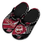 umass-minutemen-clog-customized-checkered-streaks-red-black-best-selling.webp