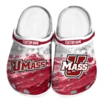 UMass Minutemen Clogs - Customized Wave Swirl Red White 1 umass-minutemen-clog-customized-wave-swirl-red-white-best-selling.webp
