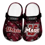 UMass Minutemen Clogs - Personalized Circuit Geometry Red Black 1 umass-minutemen-clog-personalized-circuit-geometry-red-black-best-selling.webp