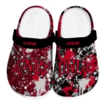 UNLV Rebels Clogs - Customized Splatter Splash Red Black 1 unlv-rebels-clog-customized-splatter-splash-red-black-best-selling.webp