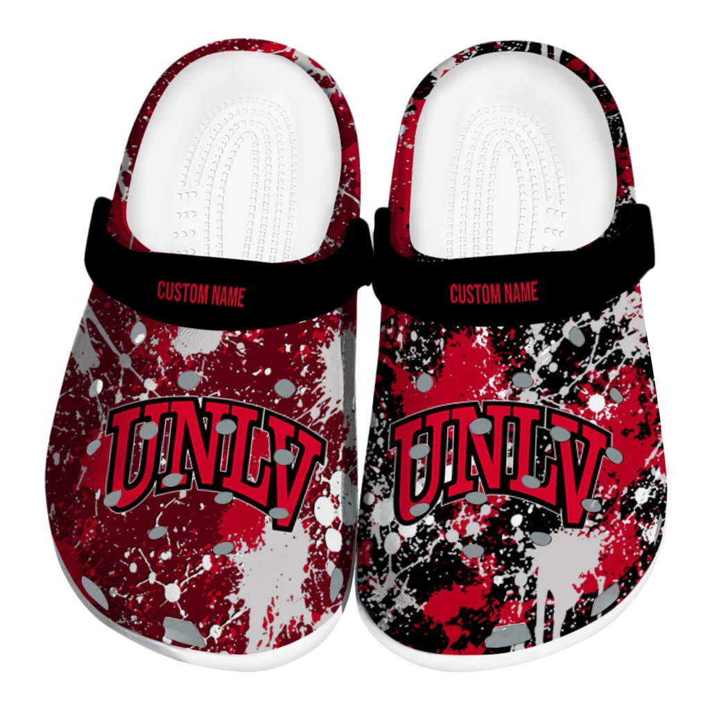 unlv-rebels-clog-customized-splatter-splash-red-black-best-selling.webp unlv rebels clog customized splatter splash red black best selling