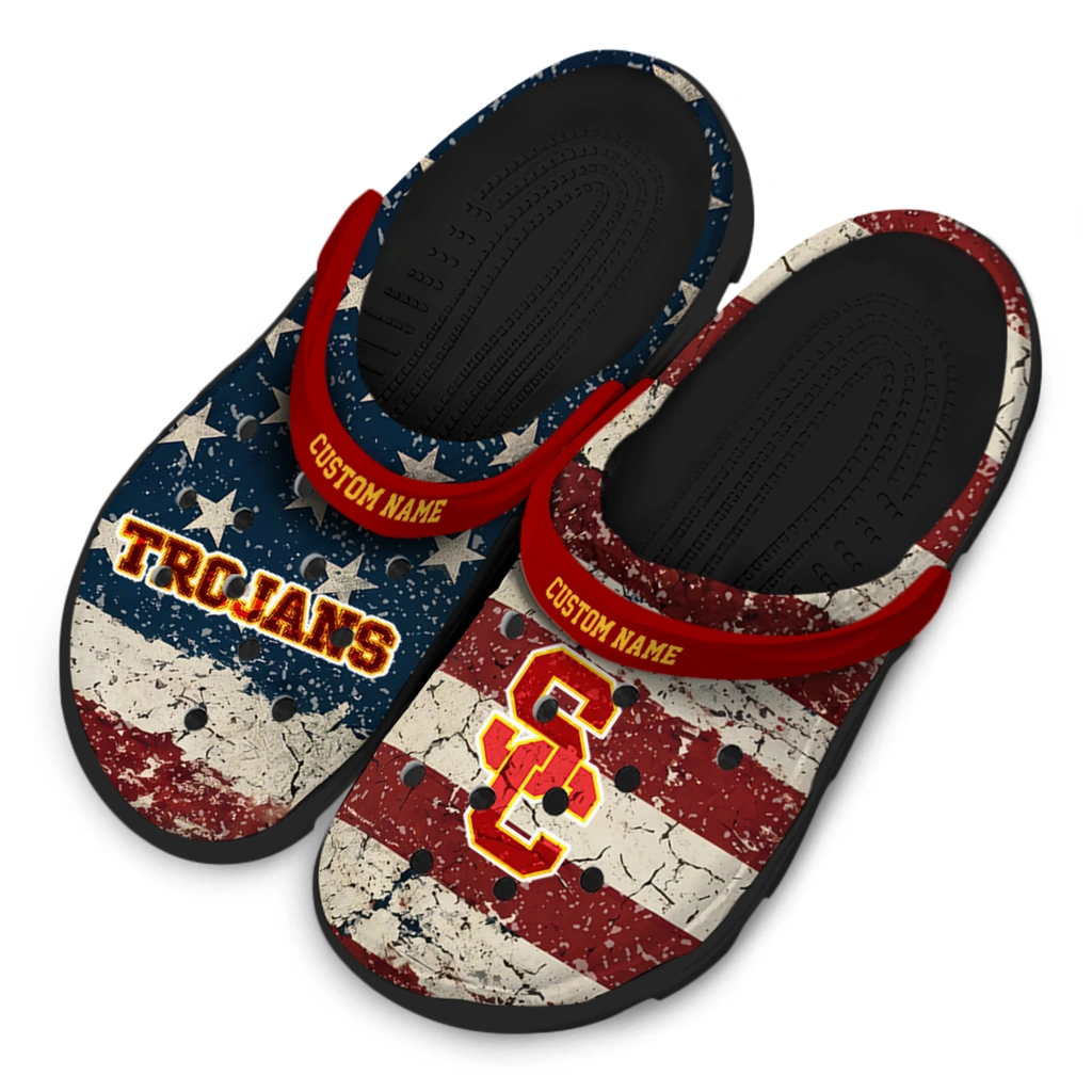 usc-trojans-clog-custom-distressed-stripes-red-blue-latest-model.webp