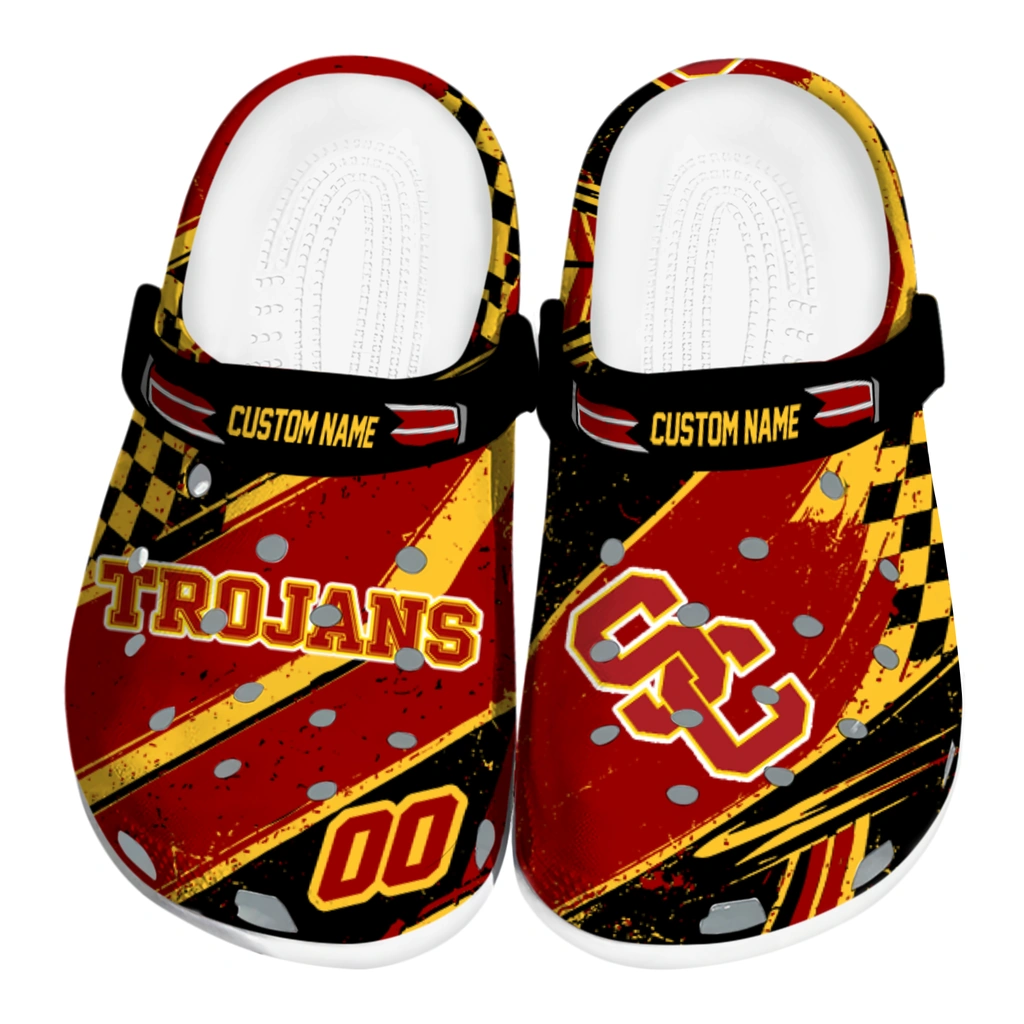 usc-trojans-clog-personalized-checkered-streaks-red-black-best-selling.webp usc trojans clog personalized checkered streaks red black best selling