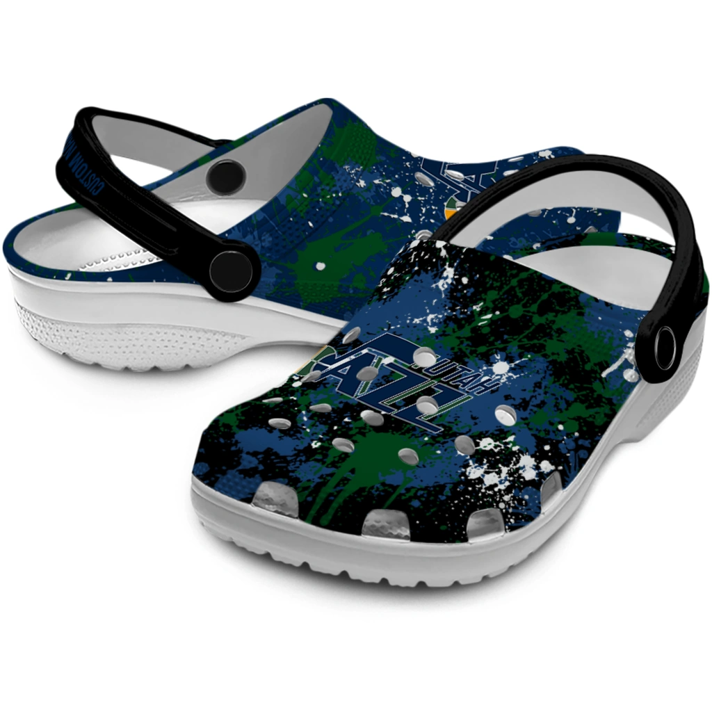 utah-jazz-clog-custom-splatter-splash-navy-black-high-quality.webp