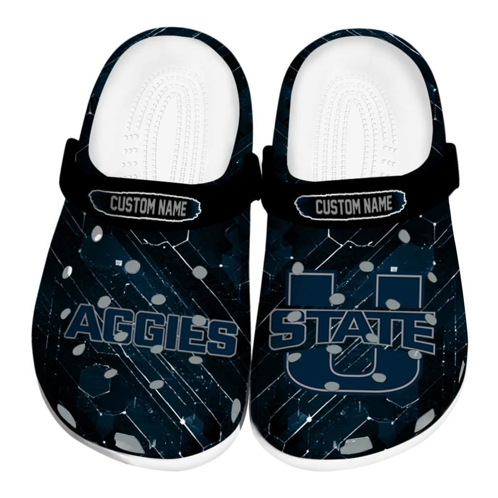 utah-state-aggies-clog-custom-circuit-geometry-navy-black-best-selling.webp utah state aggies clog custom circuit geometry navy black best selling