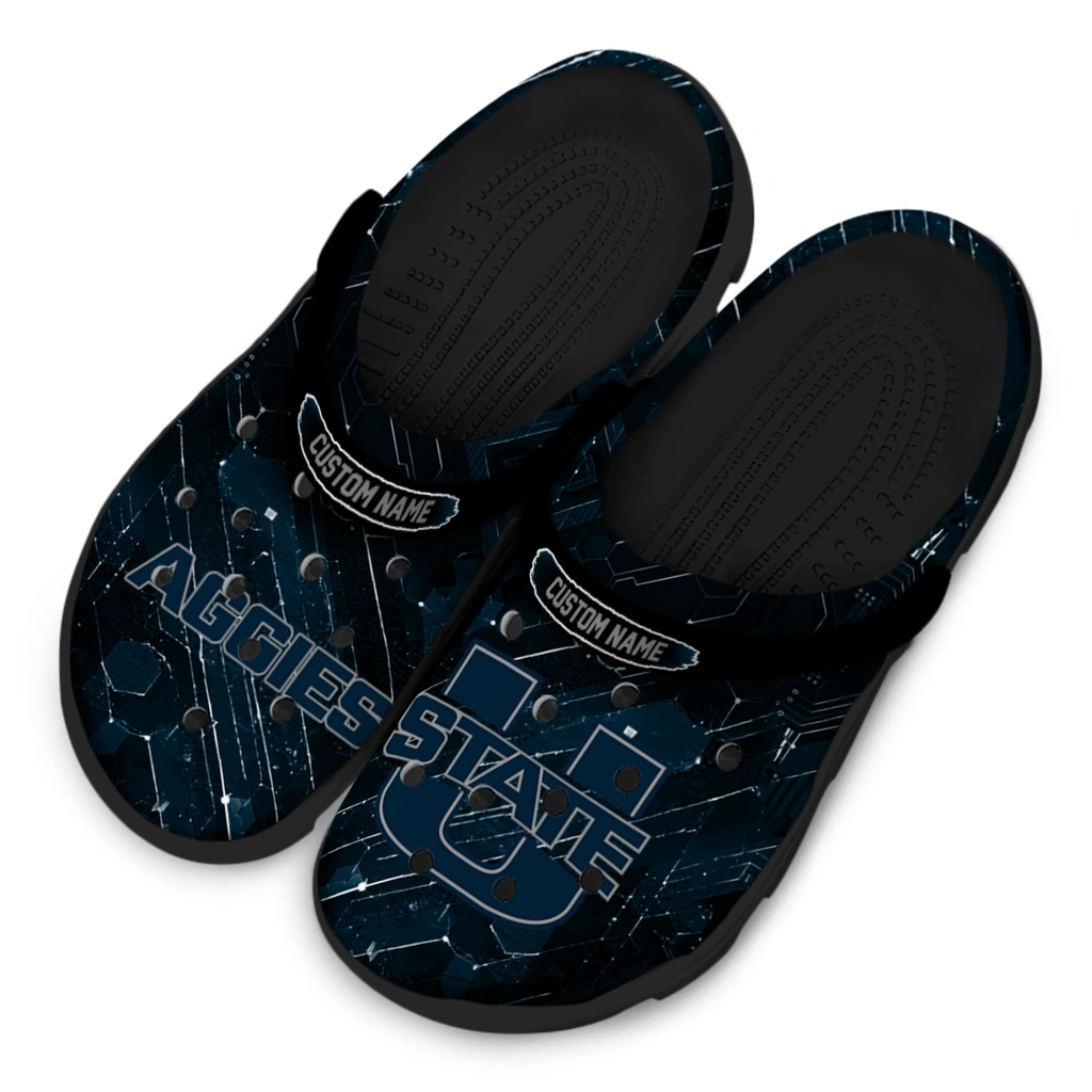 utah-state-aggies-clog-custom-circuit-geometry-navy-black-latest-model.webp