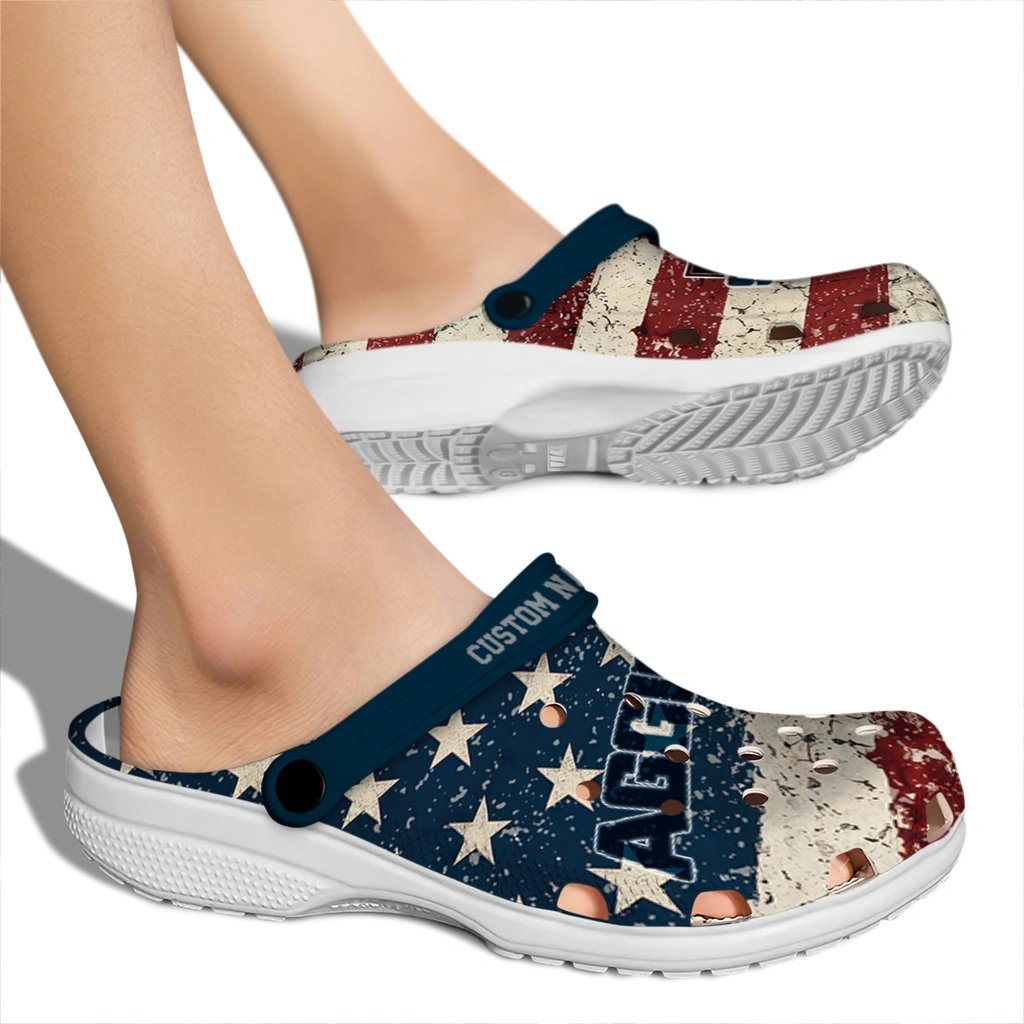 utah-state-aggies-clog-custom-distressed-stripes-navy-red-blue-fashion-forward.webp