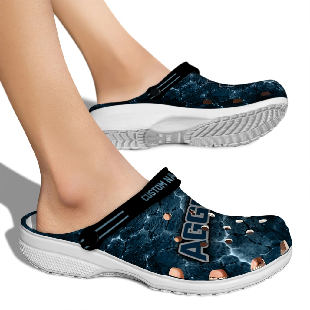 utah-state-aggies-clog-customized-cracked-energy-navy-black-fashion-forward.webp