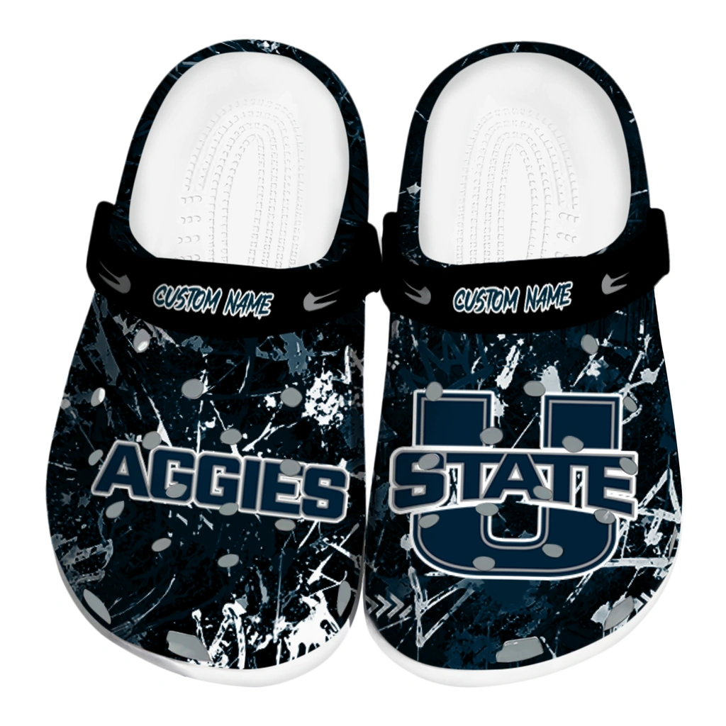 utah-state-aggies-clog-personalized-graffiti-burst-navy-black-best-selling.webp utah state aggies clog personalized graffiti burst navy black best selling