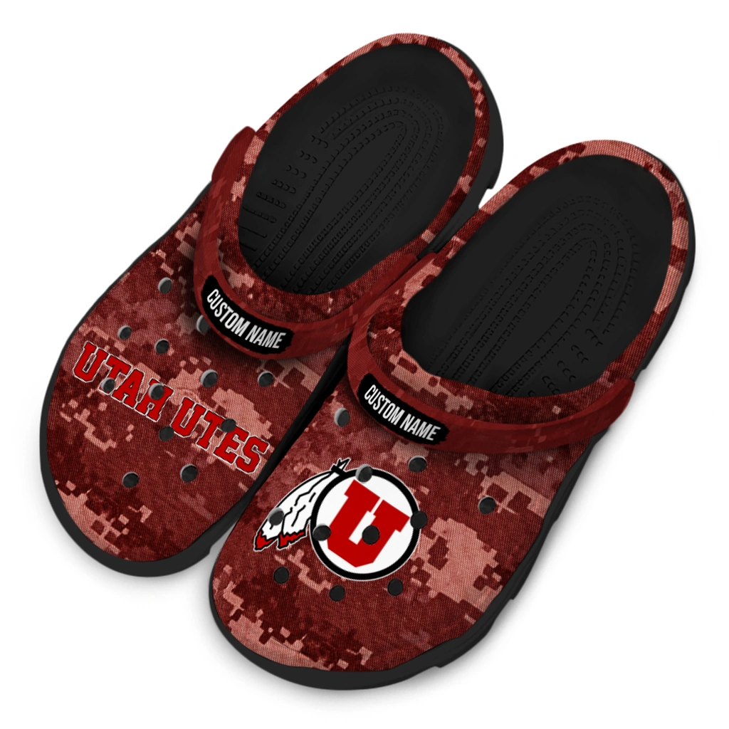 utah-utes-clog-customized-digital-camo-red-latest-model.webp