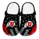 Utah Utes Clogs Stellar Stripes Theme Best Selling