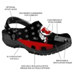 Utah Utes Clogs Stellar Stripes Theme Best Selling