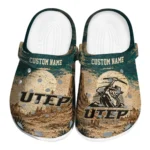 UTEP Miners Clogs - Custom Cracked Landscape Fir Green Beige 1 utep-miners-clog-custom-cracked-landscape-fir-green-beige-best-selling.webp