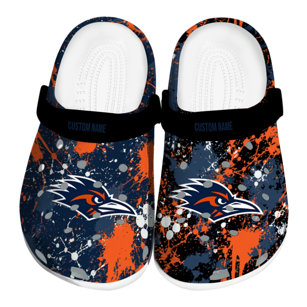 utsa-roadrunners-clog-custom-splatter-splash-orange-black-best-selling.webp utsa roadrunners clog custom splatter splash orange black best selling