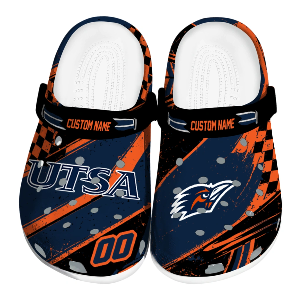 utsa-roadrunners-clog-customized-checkered-streaks-orange-black-best-selling.webp utsa roadrunners clog customized checkered streaks orange black best selling