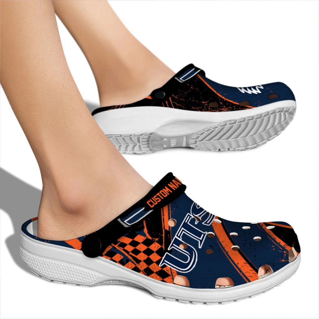 utsa-roadrunners-clog-customized-checkered-streaks-orange-black-fashion-forward.webp