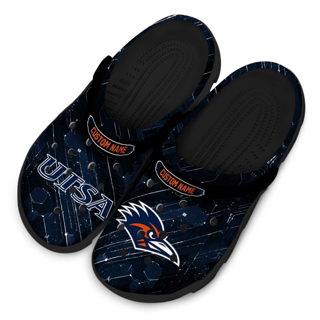 utsa-roadrunners-clog-personalized-circuit-geometry-orange-black-latest-model.webp
