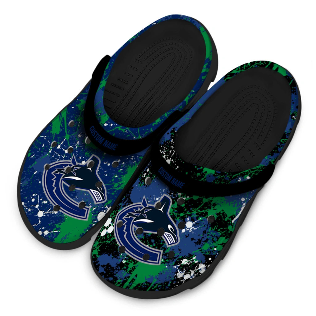 vancouver-canucks-clog-custom-splatter-splash-blue-black-latest-model.webp