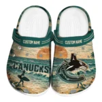 Vancouver Canucks Clogs - Custom Wave Scene Fir Green 1 vancouver-canucks-clog-custom-wave-scene-fir-green-best-selling.webp