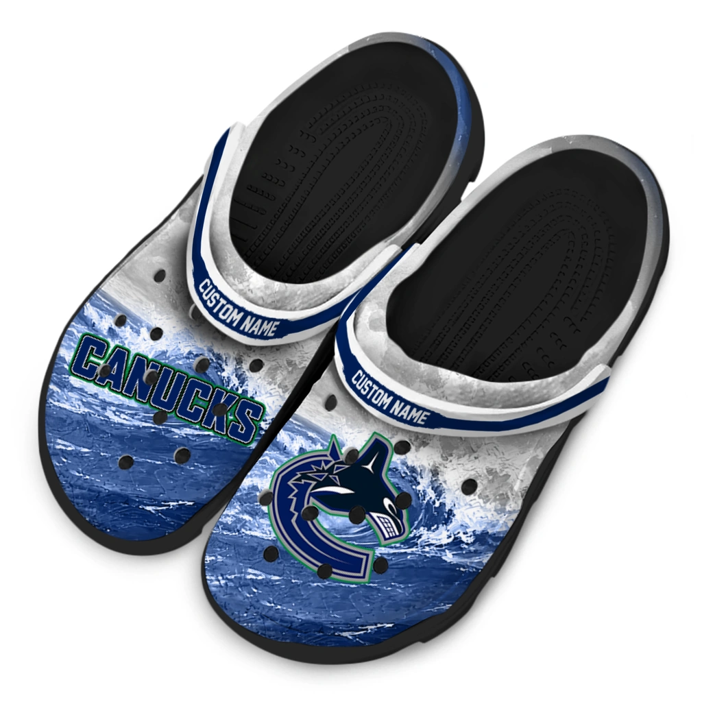 vancouver-canucks-clog-customized-wave-swirl-blue-white-latest-model.webp