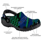 Vancouver Canucks Clogs – Personalized Circuit Geometry Blue Black 1