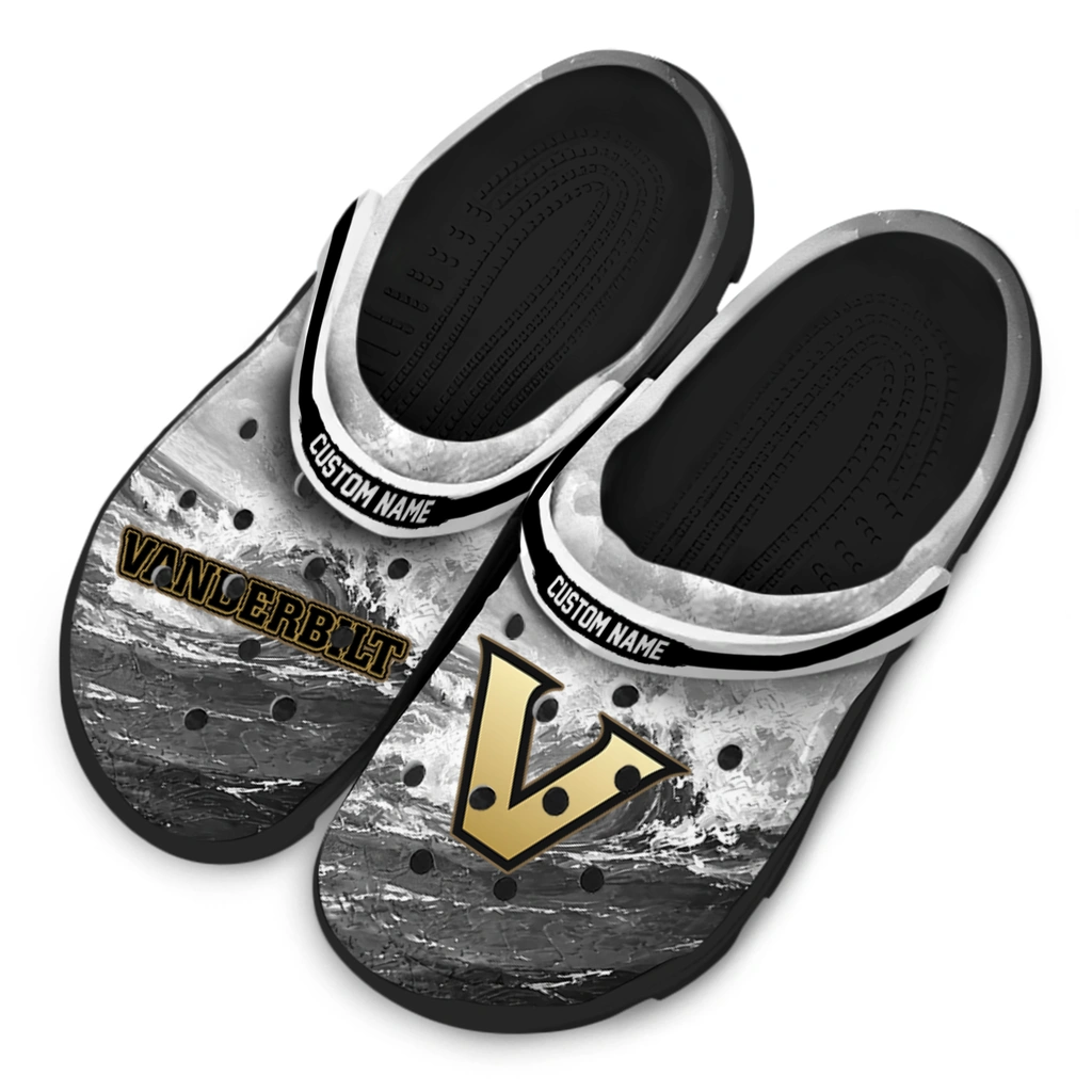 vanderbilt-commodores-clog-custom-wave-swirl-black-white-latest-model.webp