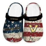 Vanderbilt Commodores Clogs - Customized Distressed Stripes Black Red Blue 1 vanderbilt-commodores-clog-customized-distressed-stripes-black-red-blue-best-selling.webp
