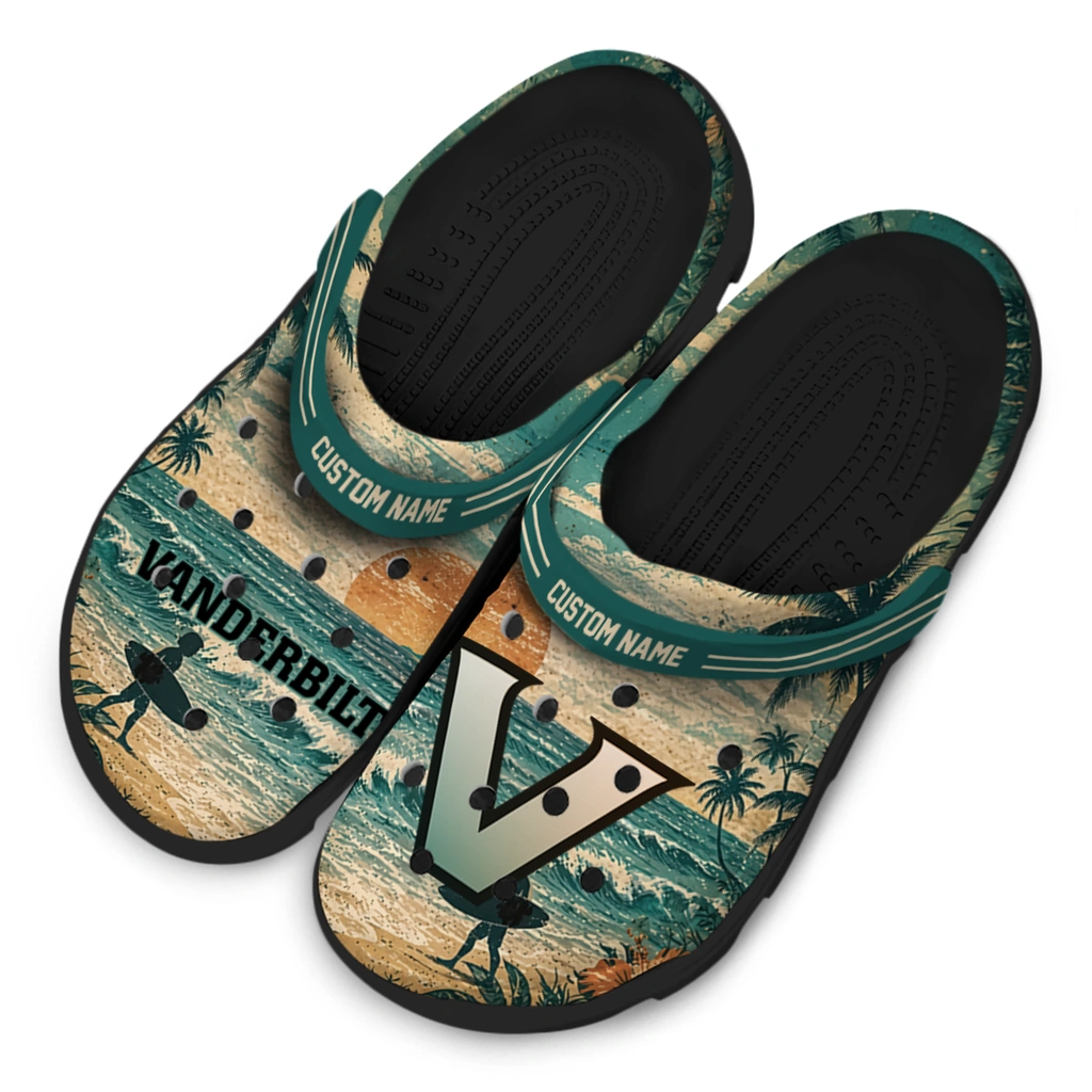 vanderbilt-commodores-clog-personalized-wave-scene-fir-green-latest-model.webp