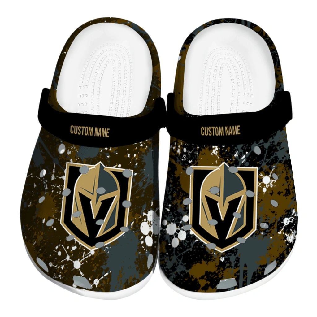 vegas-golden-knights-clog-customized-splatter-splash-tan-black-best-selling.webp vegas golden knights clog customized splatter splash tan black best selling