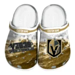 vegas-golden-knights-clog-personalized-wave-swirl-tan-white-best-selling.webp