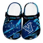 villanova-wildcats-clog-customized-checkered-streaks-navy-black-best-selling.webp