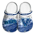 Villanova Wildcats Clogs - Customized Wave Swirl Navy White 1 villanova-wildcats-clog-customized-wave-swirl-navy-white-best-selling.webp