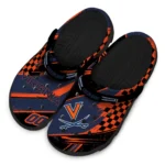 Virginia Cavaliers Clogs – Custom Circuit Geometry Blue Black 1