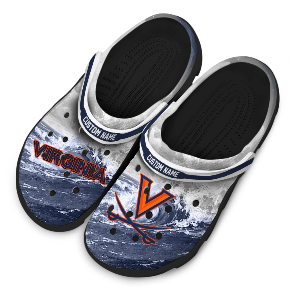 virginia-cavaliers-clog-personalized-wave-swirl-blue-white-latest-model.webp