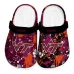 Virginia Tech Hokies Clogs - Custom Splatter Splash Maroon Black 1 virginia-tech-hokies-clog-custom-splatter-splash-maroon-black-best-selling.webp