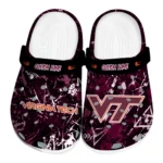Virginia Tech Hokies Clogs - Customized Graffiti Burst Maroon Black 1 virginia-tech-hokies-clog-customized-graffiti-burst-maroon-black-best-selling.webp