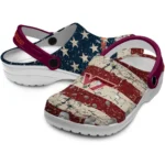 virginia-tech-hokies-clog-personalized-distressed-stripes-maroon-red-blue-best-selling.webp