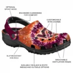 Virginia Tech Hokies Clogs Radiant Burst Effect Best Selling