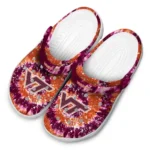 Virginia Tech Hokies Clogs Radiant Burst Effect Best Selling