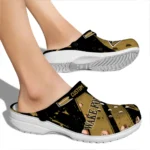 Wake Forest Demon Deacons Clogs – Custom Circuit Geometry Gold Black 1