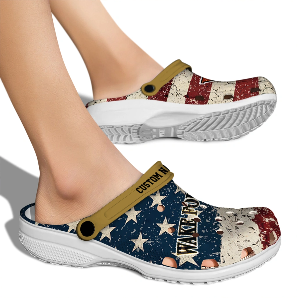 wake-forest-demon-deacons-clog-custom-distressed-stripes-gold-red-blue-fashion-forward.webp
